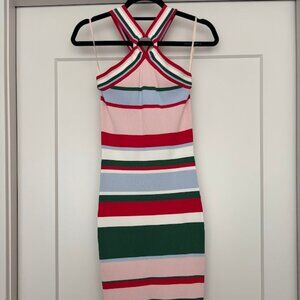 Ted Baker Lyndiaa Tutti Frutti Striped Midi Dress Size 3 (M)